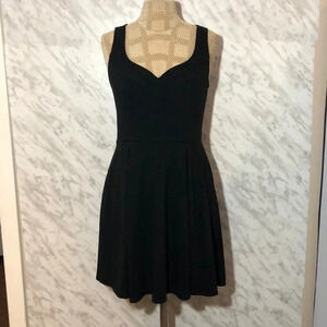 JustFab  A-line Dress Black Size Medium